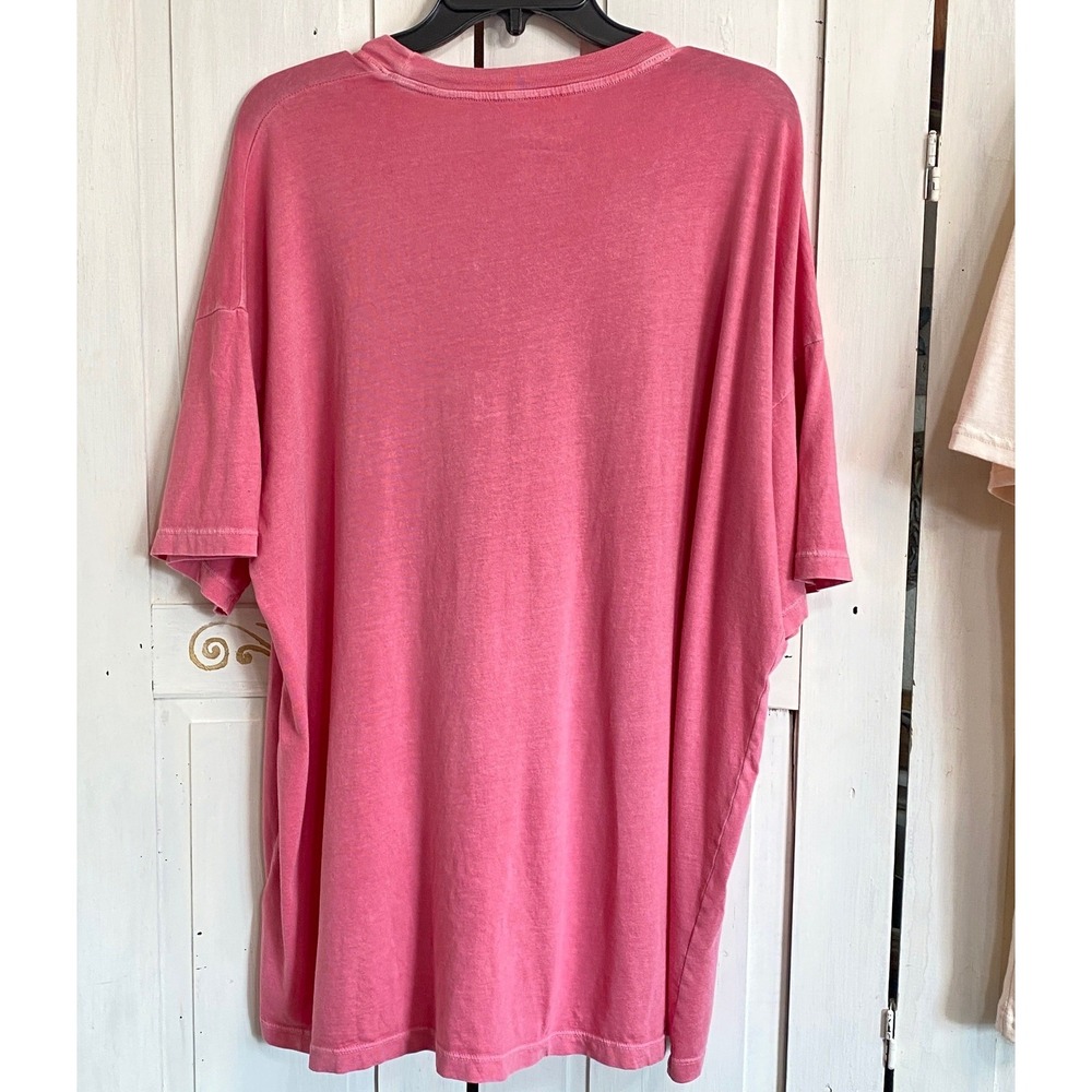 American Eagle Band Tee Lot 2 Queen Rolling Stones Pink Cream Rock T-Shirts L - Picture 3 of 11